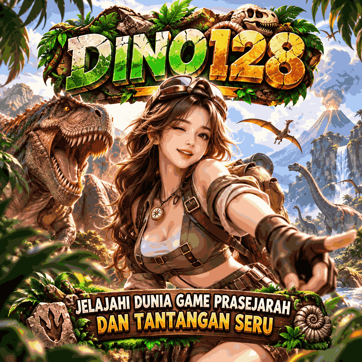DINO128 ✦ Jelajahi Dunia Game Prasejarah dan Tantangan Seru